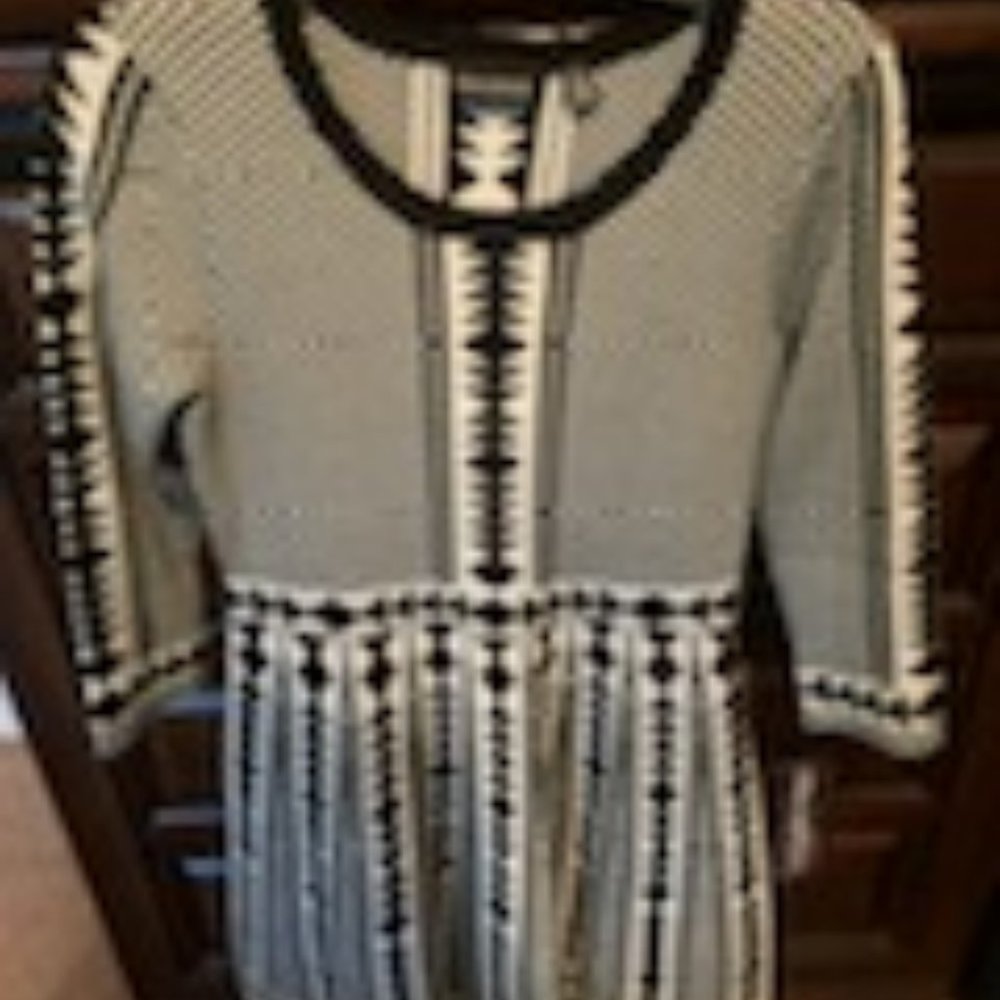 Black and white sweater dress - size small - NWT
